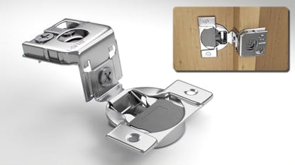 10-Pack 1-5/16" Overlay Soft Close Face Frame Kitchen Cabinet Hinges - size: 1-5/16 inch