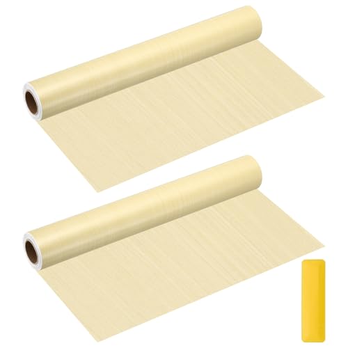 HARFINGTON Wood Grain Repair Tape 12" x16ft Self-Adhesive Repair Patch - color: Yellow Fir, size: 12" x 16ft
