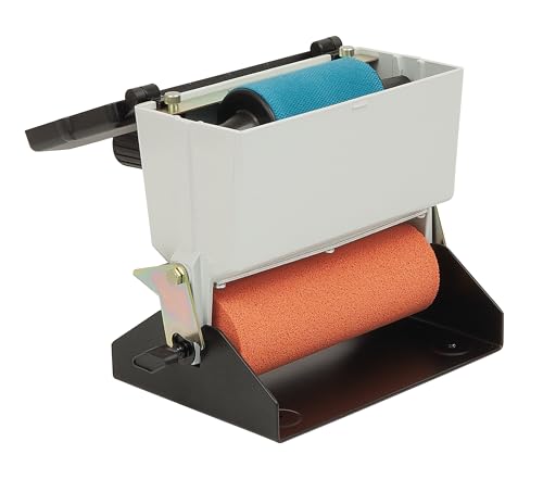Virutex EM125T Handheld Glue Roller – Wood Glue Applicator with Upper Roller, Flow Control Trigger, Dual Rollers for Vinyl & Synthetic Glue, Precision Gluing Tool