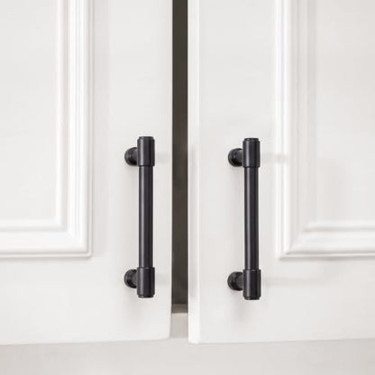 Goldenwarm 10 Pack 3 Inch Black Cabinet Pulls Modern Kitchen & Bathroom Hardware Heavy Duty Zinc Alloy Drawer Handles with Complete Screw Kit Consistent Finish for Whole-Home Renovations - color: Matte Black, size: 3 Inches Hole Center