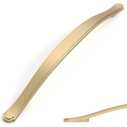 Amerdeco 10 Pack Champagne Bronze Cabinet Pulls 7.5 Inch(192mm) Hole Center Drawer Pulls Cabinet Hardware Kitchen Cabinet Handles for Bathroom ZH0068 - color: Champagne Bronze, size: 7.5"/192MM Hole Center
