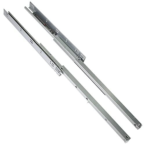 Pair of DTC 15" (381mm) Undermount Drawer Slides for 5/8”(16mm) Thick Drawer Boxes, Silent Undermount Drawer Glides, Full Extension, Soft-Close - size: 15 Inch
