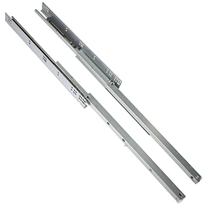 Pair of DTC 15" (381mm) Undermount Drawer Slides for 5/8”(16mm) Thick Drawer Boxes, Silent Undermount Drawer Glides, Full Extension, Soft-Close - size: 15 Inch