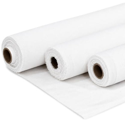 Barcelonetta | Canvas Fabric | Cotton Duck | Lightweight | White 4oz | 60'' Wide | Arts & Crafts, Backings, Covers, Placemats (3 Yard) - color: White 4oz, size: 3 Yard