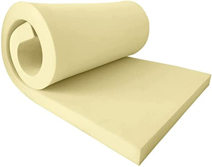 AK TRADING CO. Premium Upholstery Visco Memory Foam Cushion - Perfect for Couch and Sofa, Chair and Seat Cushions, Bench Cushions, Bed Padding, Furniture, DIY - Memory Foam Sheet (2" x 24" x 72") - size: 2" x 24" x 72"