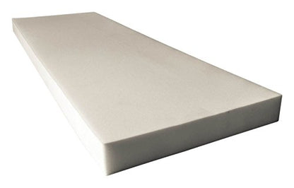 AK Trading Upholstery High Density Cushion Seat Replacement, Sheet, Padding Foam, 5" x 24" x 72", White, (UF-5x24x72) - size: 5" x 24" x 72"