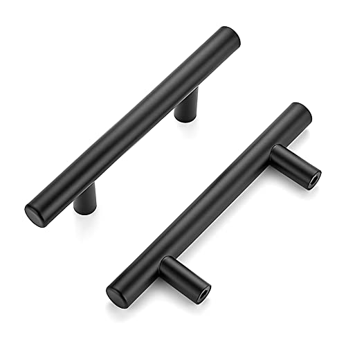Ravinte Cabinet Handles, Matte Black,5" Length,3" Hole Center,30 Pack - color: Black