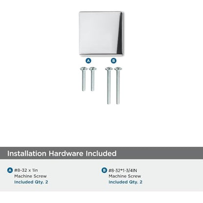 khtumeware 10-Pack 1-1/2 Square Heavy Duty Solid Polished Chrome zinc backplates for Cabinet knobs Suitable for Dressers,Drawers and Kitchen Hardware - color: Polished Chrome