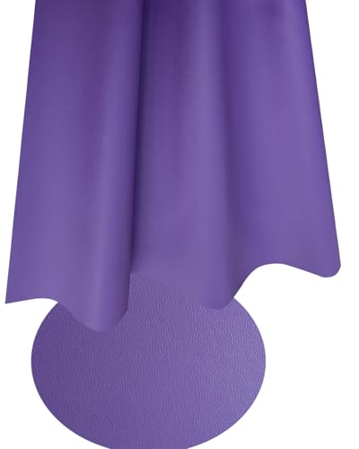 Large Soft Leather Fabric 8mm Thick 54"x36" 1 Yard Pre-Cut PU Leather， Marine Vinyl,for Luxury Furniture, Pet Beds & DIY Crafts, Craft Projects, Sofa - Heavy-Duty Indoor/Outdoor Use (Purple) - color: Purple