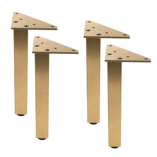 Geesatis 8" Adjustable Table Legs,Brushed Antique Gold Furniture Legs - color: Brushed Antique Gold, size: 8 In