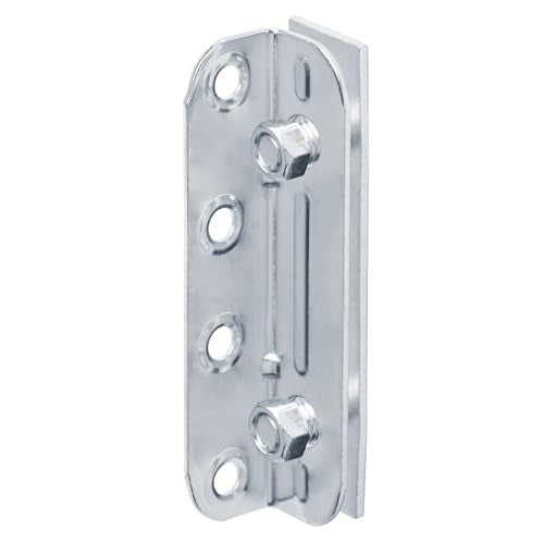 GBGS 8 Sets No Mortise Wood Bed Frame Brackets,Bed Rail Frame Hardware