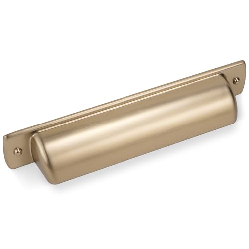 10 Pack 3-3/4 Inch(96mm) Cabinet Pulls Champagne Bronze Kitchen Cabinet Pulls Zinc Alloy Drawer Pulls Solid Cabinet Hardware - color: Champagne Bronze, size: 3.75" Hole Center（96mm）