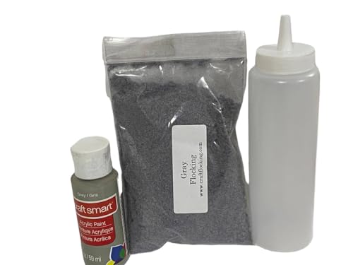 Flocking Kit 1oz Flock (Gray) - color: Gray