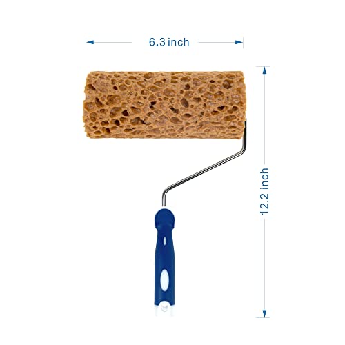 Hanroy 6" Sea Sponge Roller for Wall Texture Painting - color: M90f