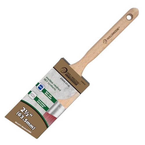 ROLLINGDOG 2.5 Inch Oval Angled Paint Brush - size: 2.5 Inch
