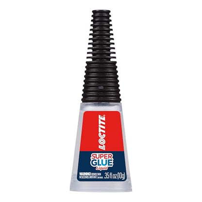 Loctite Super Glue Liquid Longneck Bottle, 10g Bottle (Pack of 3) Instant Adhesive for Plastic, Wood & Metal, Clear Superglue with Extra Long Precision Nozzle, Quick‑Dry Formula - size: 10g, style: 3 Pack