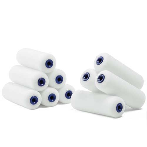Bates- Foam Paint Roller Covers, 10 Pack, 4 Inch, High Density Foam Covers