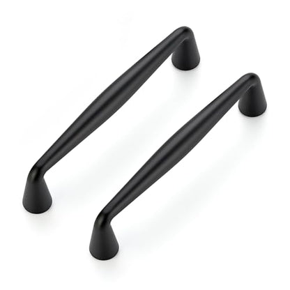 Ravinte Matte Black Cabinet Handles Solid Handles,3-1/2 Inch,10 Pack - color: Matte Black, size: 3-1/2 Inches Hole Center