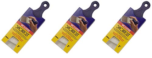 Wooster Brush Q3211-2 Shortcut Angle Sash Paintbrush, 2-Inch, White (Pack of 12)