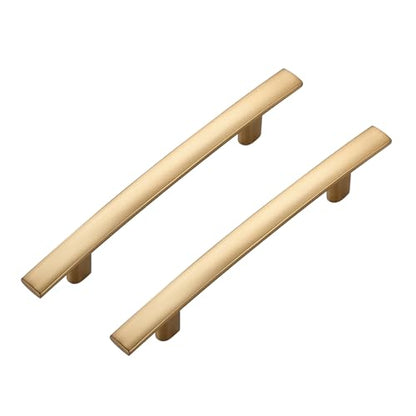 30 Pack Champagne Bronze Cabinet Handles, 3.75" Hole Center Curved Pulls - color: Champagne Bronze, size: 3.75" Hole Center