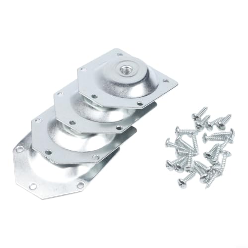 Angled Leg Mounting Plates Furniture Table Leg Attachment Plates Brackets For Tables, Chairs And Cabinets Wooden Legs
