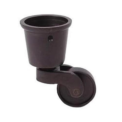 Van Dyke's Restorers Vintage Classic Solid Brass Round Cup Caster Wheel, Bronze, 1 1/4 Inch – Durable Furniture Caster for Chairs, Cabinets & DIY Projects - style: Round 1 1/4 Inch