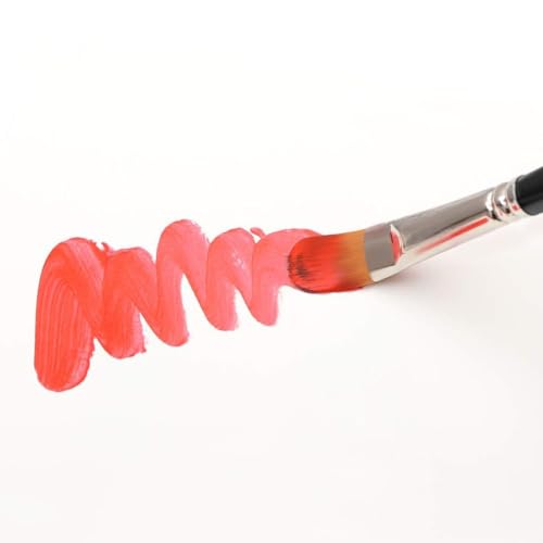 Transon Synthetic Filbert Paint Brush Set 10pcs for Acrylic Watercolor Gouache Art Painting and Body Craft Painting (Pack of 2) - size: Filbert 10 PCS (Pack of 2)