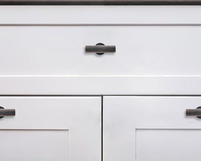Khtumeware 10 Pack 2 Inch Oil Rubbed Bronze Cabinet Knobs for Kitchen Dresser Drawers - Solid Venetian Bronze Zinc Hardware - color: Oil Rubbed Bronze, size: 1.96"(50mm)Hole Center