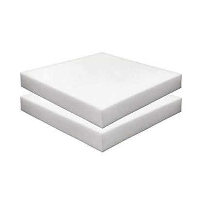 Foamma 2-Pack 2" x 18" x 18" High Density Upholstery Foam - Chair Cushion Square Foam for Dining Chairs, Wheelchair Seat Cushion Replacement - color: High Density Foam, size: (2-Pack) 2" x 18" x 18"