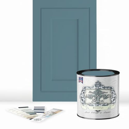 ALL-IN-ONE Paint by Heirloom Traditions, Blissful, Quart - color: Blissful, size: 32 Fl Oz (Pack of 1)
