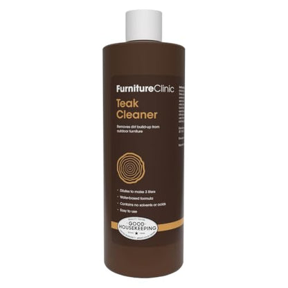 Furniture Clinic Teak Cleaner, Cleans Dirt, Lifts Stains & Preps for Oil