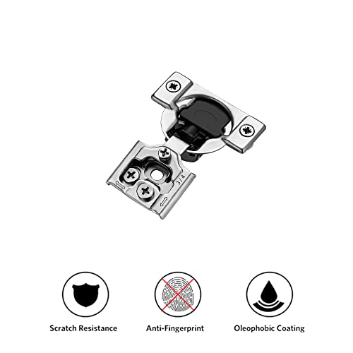 Ravinte 3/4 Inch Overlay Soft Close Hinge Kitchen Cabinet Hinges 50 Pack - size: 3/4 inch Overlay