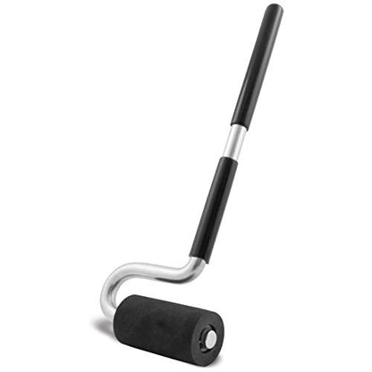 Long Handle J Roller with Thick Rubber Roller for Veneer & Laminate