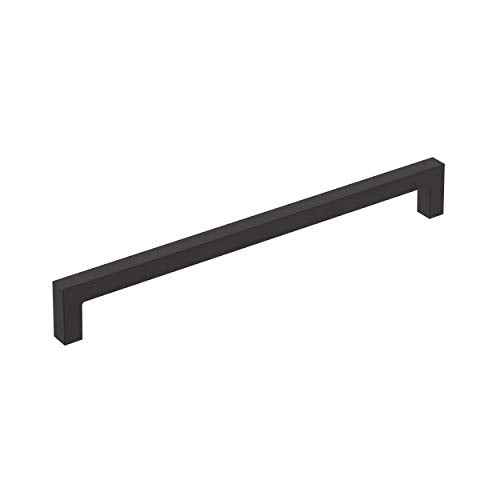 Amerock 8-13/16" Monument Matte Black Drawer Pull - color: Matte Black, size: 8-13/16 Inch (224 mm) Center-to-Center