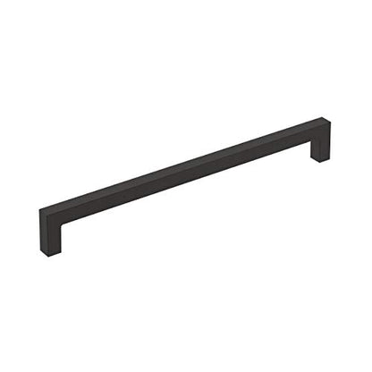 Amerock 8-13/16" Monument Matte Black Drawer Pull - color: Matte Black, size: 8-13/16 Inch (224 mm) Center-to-Center