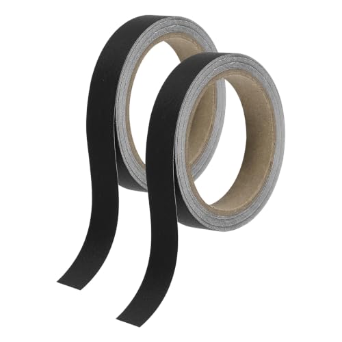 uxcell 2Pcs 3/4" x 33 ft PVC Edge Banding Tape, Matte Black - color: Matte Black, size: 3/4" x 33 ft