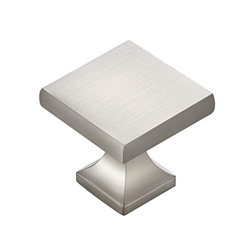 Ravinte Cabinet Knobs Brushed Nickel Square Knobs, Drawer Knobs, 10 Pack - color: Brushed Nickel