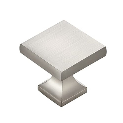 Ravinte Cabinet Knobs Brushed Nickel Square Knobs, Drawer Knobs, 10 Pack - color: Brushed Nickel