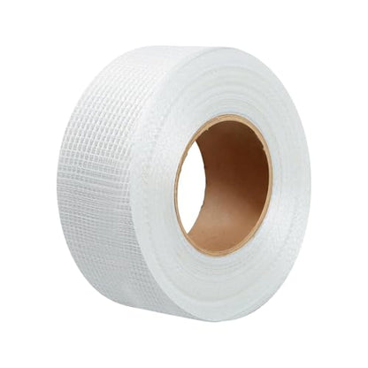 Drywall Joint Tape, 2 Inch x 164 Ft Self Adhesive Drywall Tape, Wall Patch Repair Roll, Fiberglass Mesh Tape for Drywall Repair, Wall Cracks and Ceiling Gaps - style: 2 Inch x 164 Ft