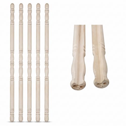 Renovators Supply 39-1/4 in Beechwood Corner Protectors Pack of 5 - color: Light Oak, size: Pack of 5