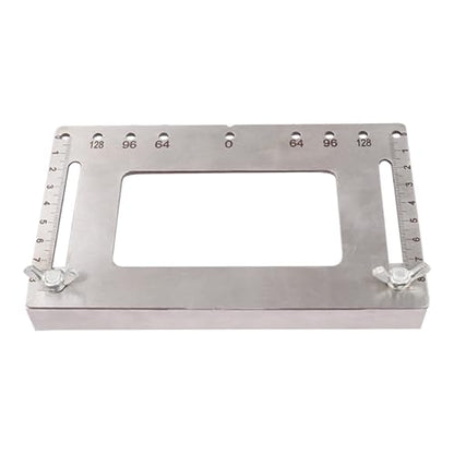 Cabinet Hole Drilling Template,Stainless Steel Professional Adjustable Hole Punch Locator - Portable Woodworking Accessories, Multifunctional Drill Template Guide for Enhanced Accuracy