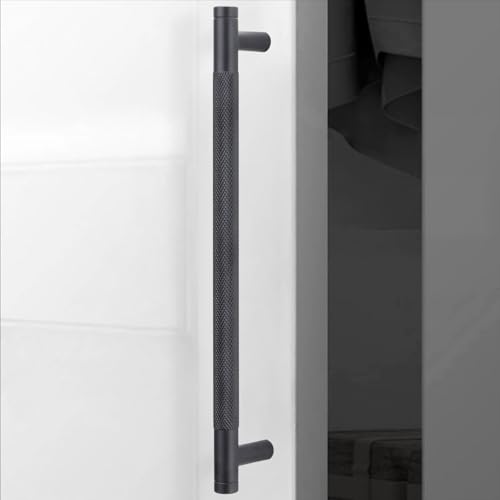 10 Pack 7.5 Inch Matte Black Kitchen Cabinet Handles - color: Matte Black, size: 7-1/2'' Hole Center(192mm)
