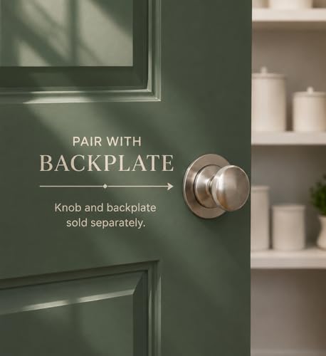 trust4care 2-Pack Brushed Satin Nickel 1.5" Bifold Closet Cabinet Knob Pull - color: Nickel, size: Set of 2