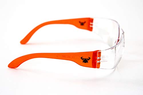 G & F Products EyePRO Safety Glasses, Impact Resistant, UV400 Protection, Clear Polycarbonate Lenses, Scratch & Anti-Fog, ANSI Z87.1 Certified, Adjustable Temples, Unisex, 6/12 Pack - style: Clear Lens 6 Pack Safety Glasses