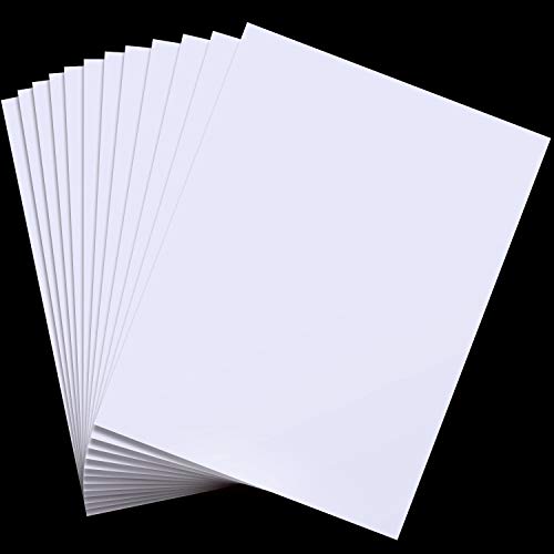 Mudder 20 Pieces Vinyl Siding Repair Kit 6 x 8 in Fence Repair Kit,White - color: White