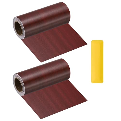 HARFINGTON Wood Grain Repair Tape 5" x16ft Self-Adhesive Repair Patch - color: Walnut, size: 5" x 16ft
