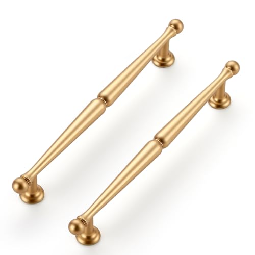 JOY DECOR Champagne Bronze Cabinet Handles Pulls, 6-1/4 Inch CC, 5 Pack - color: Champagne Bronze, size: 6-1/4 Inch Hole Center