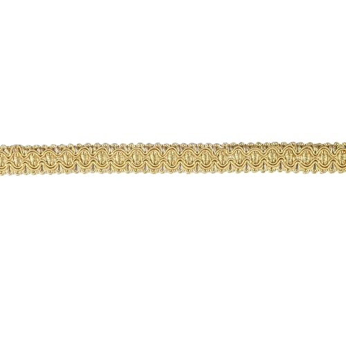 10 Yard 0.7 Inch Gimp Braid Trim, Gold - color: gold