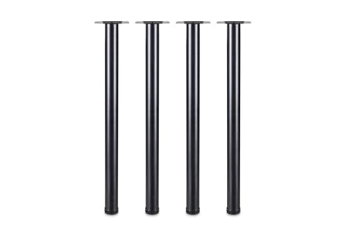 LCSDLHLSY 40Incn Heavy Duty Metal Table Legs,Modern Desk Leg,Black Set of 4 - size: 40 Inch