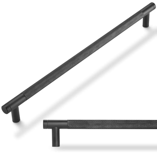 10 Pack 11.3 Inch Matte Black Kitchen Cabinet Handles - color: Matte Black, size: 11-1/3'' Hole Center(288mm)